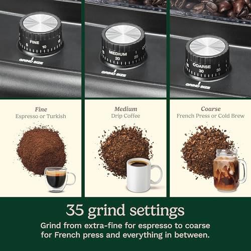 Anti Static Conical Burr Coffee Grinder — photo 4