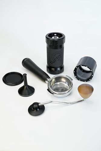 Aluminum manual grinder with walnut handle — photo 5