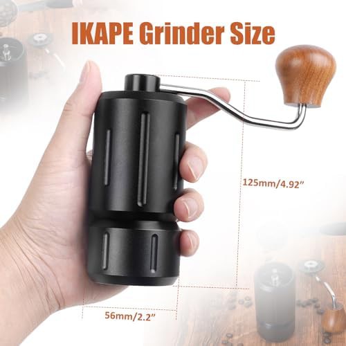 Mini manual conical espresso coffee grinder — photo 4