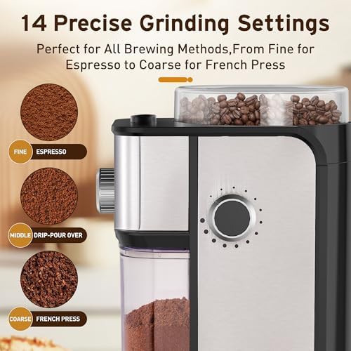 Compact Flat Burr Electric Coffee Mill — photo 3