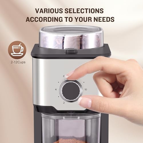 Electric stainless steel grinder with fourteen settings — photo 4