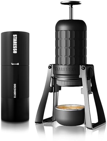 Electric espresso grinder and maker set