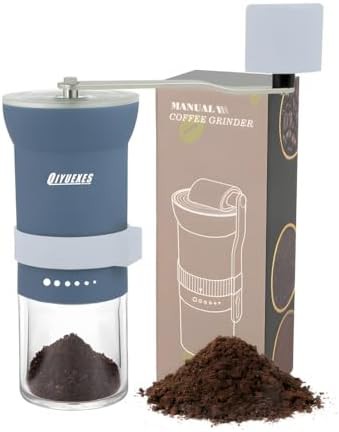Portable hand crank bean mill