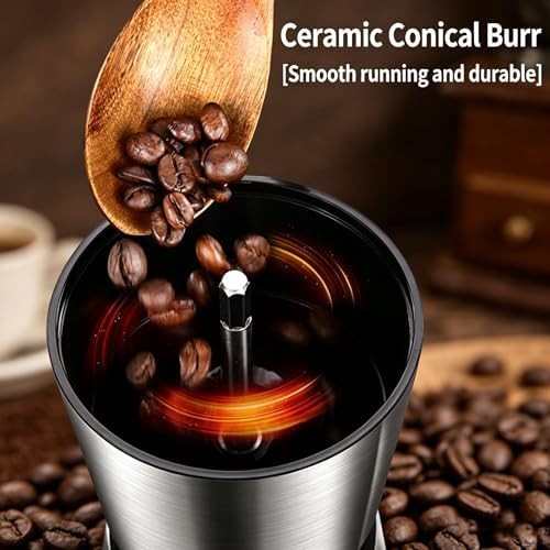 Large capacity manual ceramic burr grinder — photo 5