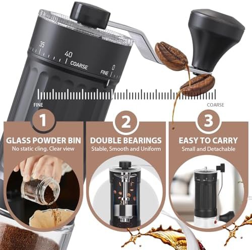 Forty settings ceramic conical coffee grinder — photo 5