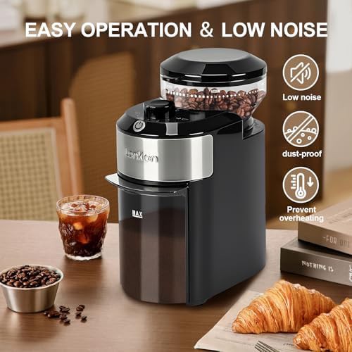Lonkion adjustable burr grinder for twelve cups — photo 3