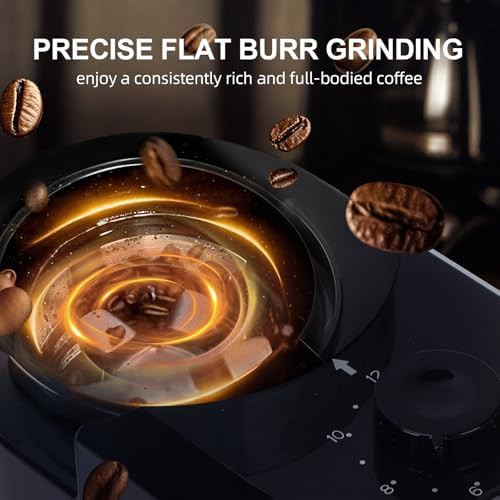 Lonkion adjustable burr grinder for twelve cups — photo 4
