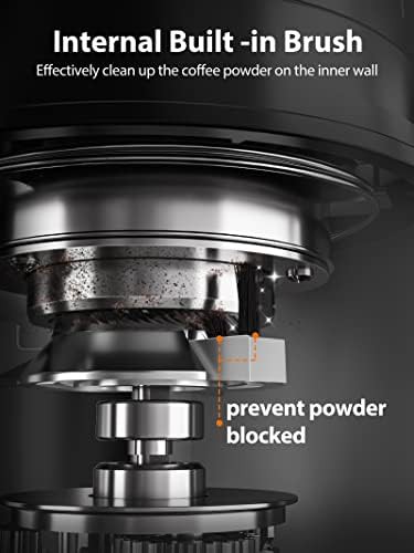 Medium capacity anti static black grinder — photo 4