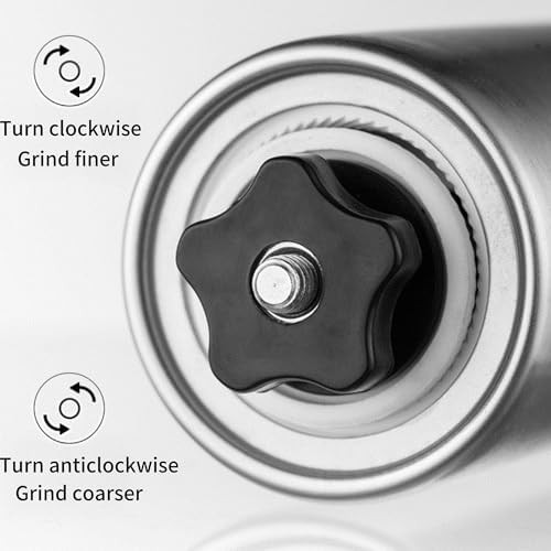 Stainless steel manual camping coffee grinder — photo 3