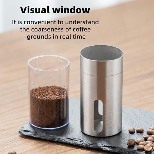 Stainless steel manual camping coffee grinder — photo 5