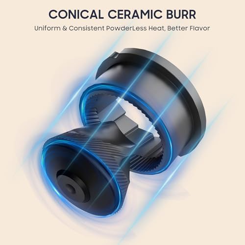 Rechargeable Electric Ceramic Burr Grinder — photo 4