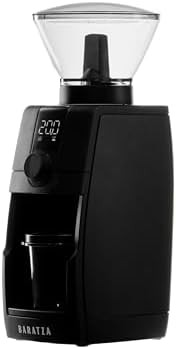 Stepless black espresso coffee grinder