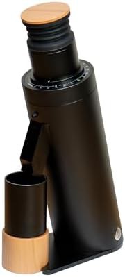 Stepless conical burr single dose grinder
