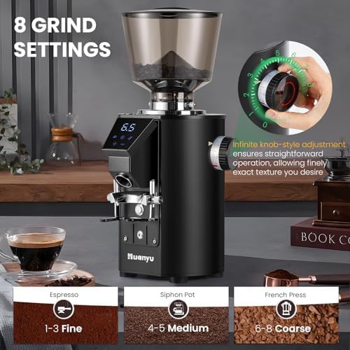 Commercial coffee grinder with thickened hopper — photo 4
