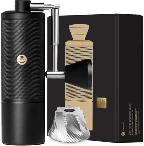 C5 pro matte black manual coffee grinder