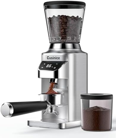 Anti-static single dose timer grinder