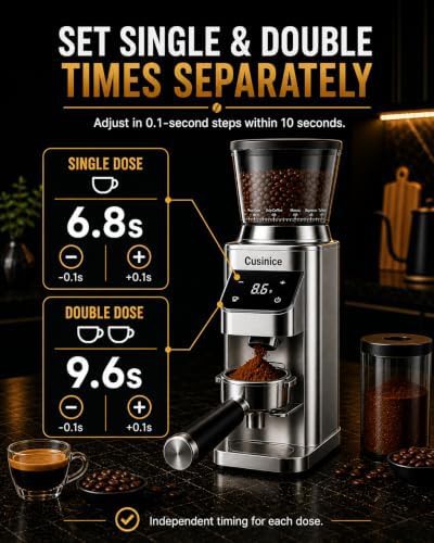 Anti-static single dose timer grinder — photo 3