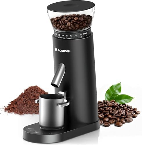 Cordless rechargeable anti static coffee grinder