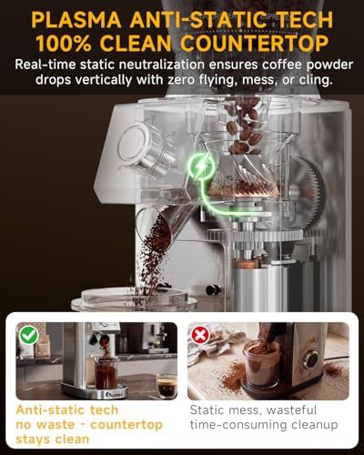 Conical burr espresso grinder for home use — photo 3