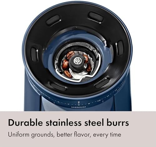 Storm Blue Electric Conical Burr Grinder — photo 3