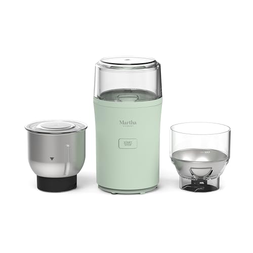 Electric Coffee & Spice Grinder with Dual Bowls