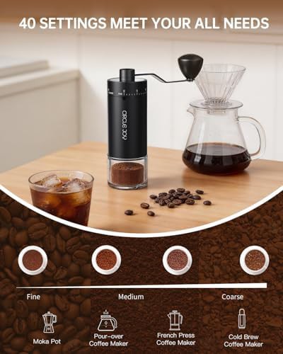 Stainless Steel Mini Conical Coffee Grinder — photo 3