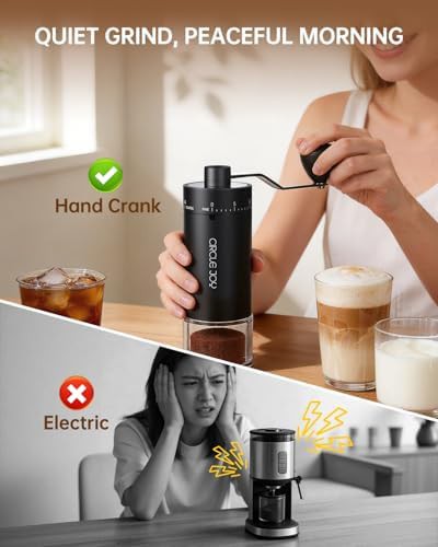 Stainless Steel Mini Conical Coffee Grinder — photo 4