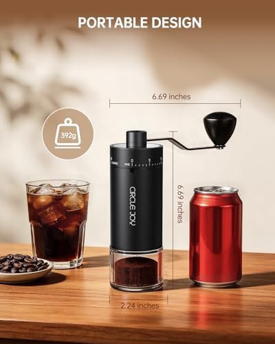 Stainless Steel Mini Conical Coffee Grinder — photo 5