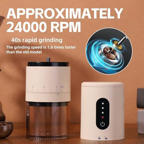 Portable electric conical burr espresso grinder — photo 5