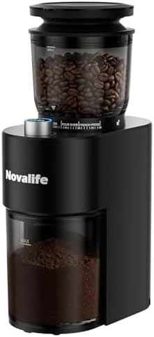 Conical stainless steel coffee grinder