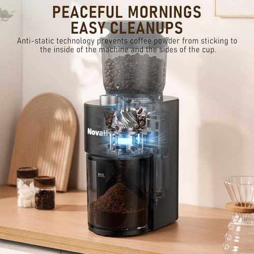 Conical stainless steel coffee grinder — photo 5