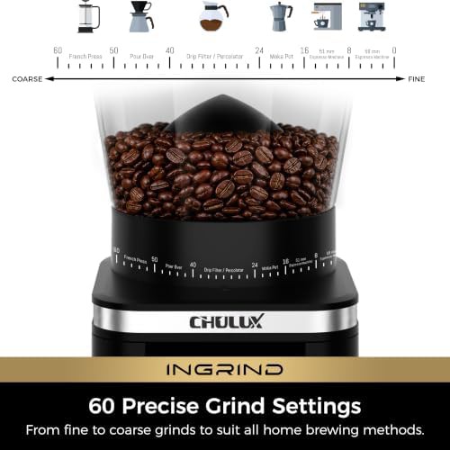 Electric conical burr grinder with timer — photo 3