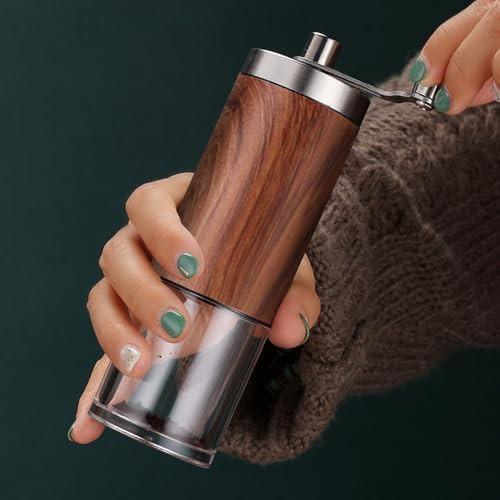 Manual stainless steel travel coffee mill — photo 4