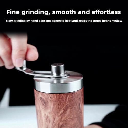 Manual stainless steel travel coffee mill — photo 5