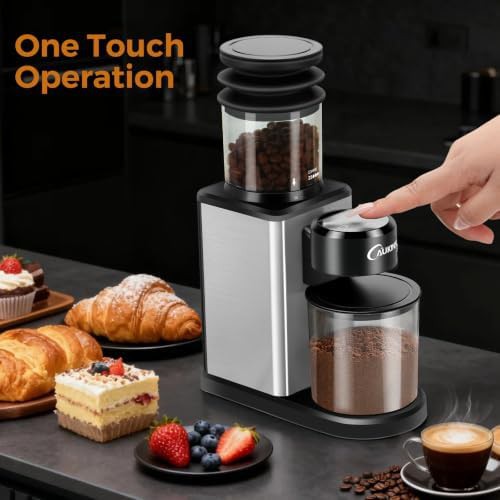 Electric conical espresso home coffee grinder — photo 5