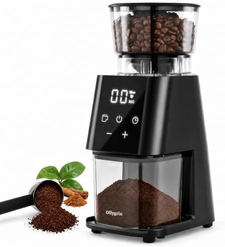 Touchscreen Conical Burr Anti Static Grinder