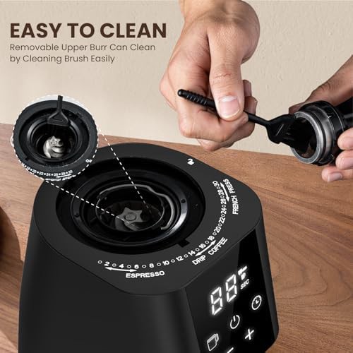 Touchscreen Conical Burr Anti Static Grinder — photo 3