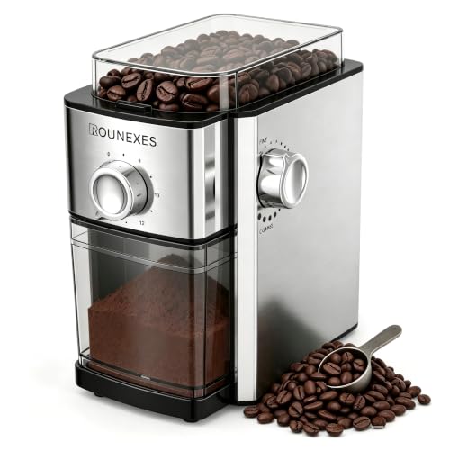 Flat Burr Coffee Grinder Electric